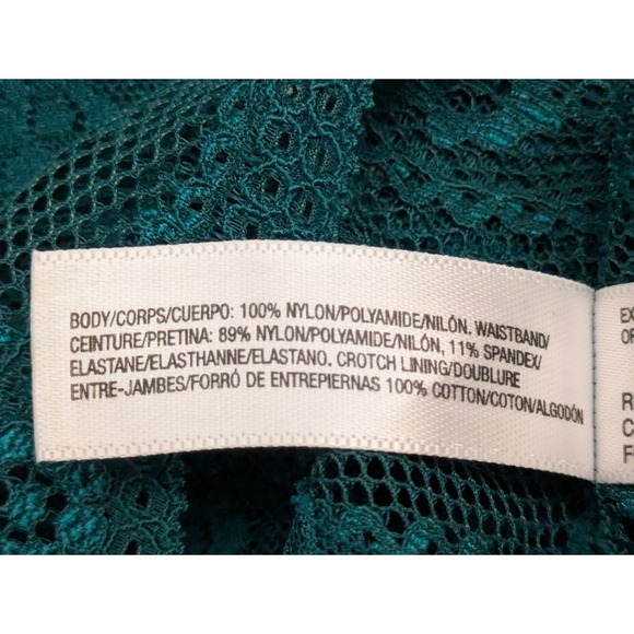 b.tempt'd 978382 Lace Kiss Hi Leg Brief Panty Size Small Green NWT - Picture 5 of 6